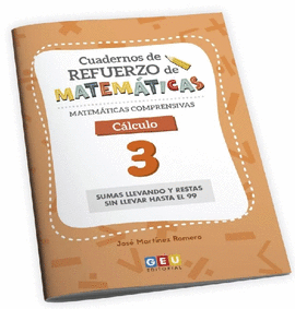 CUADERNO DE REFUERZO DE MATEMÁTICAS. MATEMÁTICAS COMPRENSIVAS. CÁLCULO 3