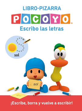 POCOYO. LECTOESCRITURA - ESCRIBO LAS LETRAS. (LIBRO-PIZARRA)